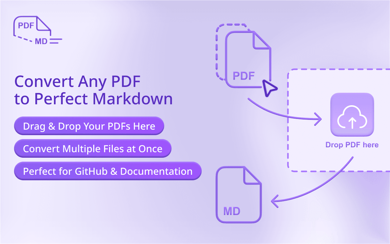 PDF to Markdown - Convert Any PDF to Perfect Markdown